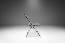 Load image into Gallery viewer, Italian Modern 'Plia' Folding Chair in Lucite and Chrome by Giancarlo Piretti for Anonima Castelli, Italy, c. 1970's-ABT Modern