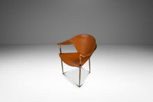 Load image into Gallery viewer, Italian Postmodern Modernist "Jocauro" Armchair by Arrben in Original Patinaed Leather, Italy, c. 1990s-ABT Modern