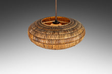 Load image into Gallery viewer, Limited Edition Mid-Century Organic Modern Rattan Ceiling Lamp / Chandelier by Breuer for Troy Lighting, USA, c. 2000's-ABT Modern