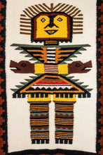 Load image into Gallery viewer, Meso-American Aztec Hand-Woven Tapestry Folk Art / Wall Art, Mexico, c. 1970's