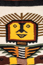 Load image into Gallery viewer, Meso-American Aztec Hand-Woven Tapestry Folk Art / Wall Art, Mexico, c. 1970's