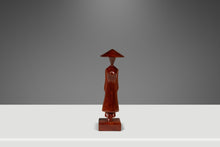 Load image into Gallery viewer, Mid-Century Danish Modern Asian Figurine Sculpture Hand-Carved from Solid Teak, Thailand, c. 1960s-ABT Modern