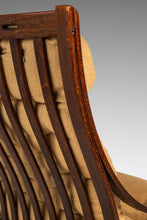 Load image into Gallery viewer, Mid-Century Danish Modern Bentwood Lounge Chair in Rosewood & Original Fabric by Fredrik A. Kayser for Vatne Møbler, Denmark, c. 1970's-ABT Modern