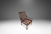 Load image into Gallery viewer, Mid-Century Danish Modern Bentwood Lounge Chair in Rosewood & Original Fabric by Fredrik A. Kayser for Vatne Møbler, Denmark, c. 1970's-ABT Modern