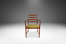 Load image into Gallery viewer, Mid-Century Danish Modern Contoured Ladder Back Armchair in Teak by Torbjørn Afdal for Vamo, Denmark, c. 1960s-ABT Modern