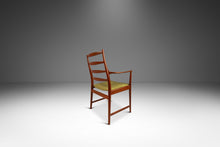Load image into Gallery viewer, Mid-Century Danish Modern Contoured Ladder Back Armchair in Teak by Torbjørn Afdal for Vamo, Denmark, c. 1960s-ABT Modern