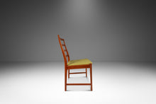 Load image into Gallery viewer, Mid-Century Danish Modern Contoured Ladderback Side / Desk Chair in Teak by Torbjorn Afdal for Vamo, Denmark, c. 1960s-ABT Modern