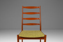 Load image into Gallery viewer, Mid-Century Danish Modern Contoured Ladderback Side / Desk Chair in Teak by Torbjorn Afdal for Vamo, Denmark, c. 1960s-ABT Modern