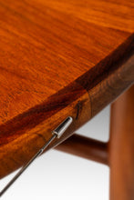 Load image into Gallery viewer, Mid-Century Danish Modern "Donut" Table in Solid Teak w/ Glass Inlay & Brass Detailing by G-Plan, England, c. 1970s-ABT Modern