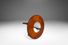 Load image into Gallery viewer, Mid-Century Danish Modern "Donut" Table in Solid Teak w/ Glass Inlay & Brass Detailing by G-Plan, England, c. 1970s-ABT Modern