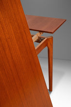 Load image into Gallery viewer, Mid-Century Danish Modern Expansion Dining Table in Teak w/ Stow in Table Leaves by Henning Kjaernulf for Vejle Stole , Denmark, c. 1960s-ABT Modern