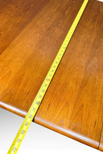 Load image into Gallery viewer, Mid-Century Danish Modern Extension Dining Table w/ Trestle Base & Unique Square Shape in Teak by Gudme Mobelfabrik, Denmark, c. 1960s-ABT Modern