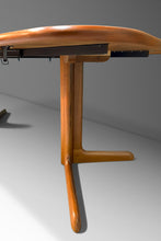 Load image into Gallery viewer, Mid-Century Danish Modern Extension Dining Table w/ Trestle Base & Unique Square Shape in Teak by Gudme Mobelfabrik, Denmark, c. 1960s-ABT Modern