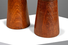 Load image into Gallery viewer, Mid-Century Danish Modern Hand-Carved Salt and Pepper Shaker in Solid Teak, Denmark, c. 1970s-ABT Modern