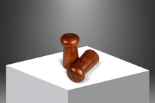Load image into Gallery viewer, Mid-Century Danish Modern Hand-Carved Salt and Pepper Shaker in Solid Teak, Denmark, c. 1970s-ABT Modern