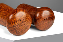 Load image into Gallery viewer, Mid-Century Danish Modern Hand-Carved Salt and Pepper Shaker in Solid Teak, Denmark, c. 1970s-ABT Modern