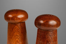 Load image into Gallery viewer, Mid-Century Danish Modern Hand-Carved Salt and Pepper Shaker in Solid Teak, Denmark, c. 1970s-ABT Modern