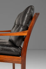 Load image into Gallery viewer, Mid-Century Danish Modern Model 806 Lounge Chair in Rosewood & Leather by Fredrik Kayser for Vatne Møbler, Norway, c. 1960s-ABT Modern
