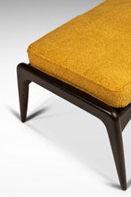 Load image into Gallery viewer, Mid-Century Danish Modern Ottoman / Footstool in Beech & Bouclé by Ib Kofod Larsen for Selig, Denmark, c. 1960's-ABT Modern