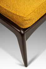 Load image into Gallery viewer, Mid-Century Danish Modern Ottoman / Footstool in Beech & Bouclé by Ib Kofod Larsen for Selig, Denmark, c. 1960's-ABT Modern