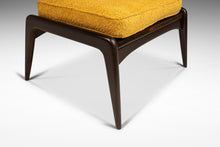 Load image into Gallery viewer, Mid-Century Danish Modern Ottoman / Footstool in Beech & Bouclé by Ib Kofod Larsen for Selig, Denmark, c. 1960's-ABT Modern
