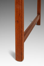 Load image into Gallery viewer, Mid-Century Danish Modern Rio Teak and Leather Ottoman / Footstool by Ole Wanscher for France & Søn, Denmark, c. 1960s-ABT Modern