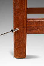 Load image into Gallery viewer, Mid-Century Danish Modern Rio Teak and Leather Ottoman / Footstool by Ole Wanscher for France & Søn, Denmark, c. 1960s-ABT Modern