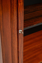 Load image into Gallery viewer, Mid-Century Danish Modern Wood Credenza / Cabinet w/ Tambour Door by Marius Byrialsen for Nipu Møbelfabrik, Denmark, c. 1960s-ABT Modern