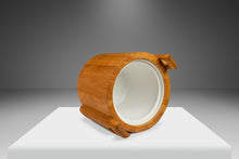 Load image into Gallery viewer, Mid-Century Danish Scandinavian Modern Ice Bucket in Solid Teak by ROYAL TEAK Designs, Thailand, c. 1970's-ABT Modern