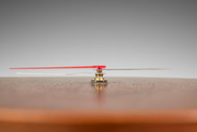 Load image into Gallery viewer, Mid-Century Modern 13 Inch Minimalist Wall Clock Carved from Solid Walnut, USA, c. 1970s-ABT Modern