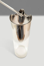 Load image into Gallery viewer, Mid-Century Modern 7-Pc Martini Cocktail Decanter Pitcher & Glasses Set w/ Silver Fade by Dorothy Thorpe, USA, c. 1960s-ABT Modern