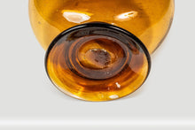 Load image into Gallery viewer, Mid-Century Modern Abstract Amber Blown Glass Bud Vase Vessel, USA, c. 1970s-ABT Modern