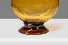 Load image into Gallery viewer, Mid-Century Modern Abstract Amber Blown Glass Bud Vase Vessel, USA, c. 1970s-ABT Modern