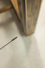 Load image into Gallery viewer, Mid-Century Modern Acid-Etched Brass Desk / Dining Table with Glass Top by Bernhard Rohne for Mastercraft, USA, c. 1970s-ABT Modern