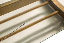 Load image into Gallery viewer, Mid-Century Modern Acid-Etched Brass Desk / Dining Table with Glass Top by Bernhard Rohne for Mastercraft, USA, c. 1970s-ABT Modern