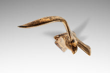 Load image into Gallery viewer, Mid-Century Modern Acid Etched Seagull Bird in Flight Table Sculpture in Porcelain, USA, c. 1980s-ABT Modern