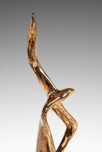 Load image into Gallery viewer, Mid-Century Modern Acid Etched Seagull Bird in Flight Table Sculpture in Porcelain, USA, c. 1980s-ABT Modern