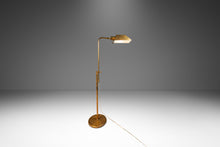 Load image into Gallery viewer, Mid-Century Modern Adjustable Height Brass Floor Lamp Attributed to Koch & Lowy, USA, c. 1970s-ABT Modern