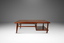 Load image into Gallery viewer, Mid-Century Modern Angular Coffee Table in Solid Mahogany, USA, c. 1960s-ABT Modern