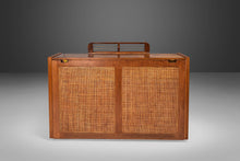 Load image into Gallery viewer, Mid Century Modern Baldwin Acrosonic Piano in Walnut and Caning, USA-ABT Modern