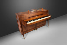 Load image into Gallery viewer, Mid Century Modern Baldwin Acrosonic Piano in Walnut and Caning, USA, c. 1970's-ABT Modern