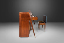 Load image into Gallery viewer, Mid Century Modern Baldwin Acrosonic Piano in Walnut and Caning, USA, c. 1970's-ABT Modern