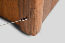 Load image into Gallery viewer, Mid Century Modern Baldwin Acrosonic Piano in Walnut and Caning, USA, c. 1970's-ABT Modern