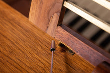 Load image into Gallery viewer, Mid Century Modern Baldwin Acrosonic Piano in Walnut and Caning, USA, c. 1970's-ABT Modern