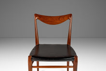 Load image into Gallery viewer, Mid-Century Modern Bambi Dining / Desk Chair in Teak and Original Vinyl by Rolf Rastad & Adolf Relling for Gustav Bahus, Norway, c. 1960's-ABT Modern
