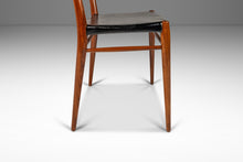 Load image into Gallery viewer, Mid-Century Modern Bambi Dining / Desk Chair in Teak and Original Vinyl by Rolf Rastad & Adolf Relling for Gustav Bahus, Norway, c. 1960's-ABT Modern