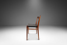 Load image into Gallery viewer, Mid-Century Modern Bambi Dining / Desk Chair in Teak and Original Vinyl by Rolf Rastad & Adolf Relling for Gustav Bahus, Norway, c. 1960's-ABT Modern
