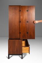 Load image into Gallery viewer, Mid-Century Modern Bedroom Set w/ Gentlemen&#39;s Chest &amp; Nine-Drawer Dresser in Walnut by Milo Baughman for Directional, USA, c. 1960&#39;s-ABT Modern
