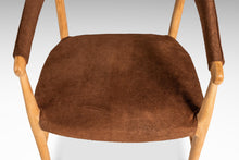 Load image into Gallery viewer, Mid-Century Modern Bentwood Lounge Chair / Armchair in Suede & Maple in the Manner of Lawrence Peabody / Thonet, USA, c. 1950s-ABT Modern
