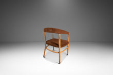 Load image into Gallery viewer, Mid-Century Modern Bentwood Lounge Chair / Armchair in Suede & Maple in the Manner of Lawrence Peabody / Thonet, USA, c. 1950s-ABT Modern